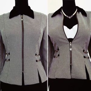 Vintage 80s Betsy’s Things Black & White Jacket